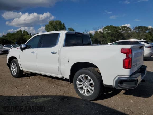 2022 Chevrolet Silverado 1500 LTZ with VIN 3GCUDGED1NG513321, listed as a Copart auction lot 82049385 with 66,140 mi miles and Salvage title. Bid and sale history available at DreamBid. Image 2.