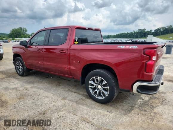 2022 Chevrolet Silverado 1500 LT with VIN 3GCPDDEK7NG506576, listed as a Copart auction lot 63663885 with 47,896 mi miles and Salvage title. Bid and sale history available at DreamBid. Image 2.