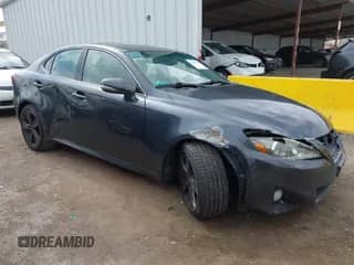 2011 Lexus IS 250 with VIN JTHBF5C24B5150988, listed as a IAAI auction lot 43333606 with 214,177 mi miles and . Bid and sale history available at DreamBid. Image 1.