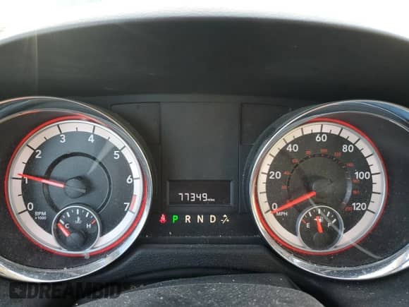 2012 Dodge Grand Caravan SXT with VIN 2C4RDGCG5CR167607, listed as a Copart auction lot 81718455 with 77,349 mi miles and Salvage title. Bid and sale history available at DreamBid. Image 9.