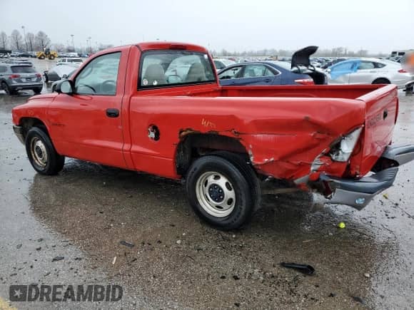 2001 Dodge Dakota with VIN 1B7FL26X91S242194, listed as a Copart auction lot 50582335 with 167,783 mi miles and Salvage title. Bid and sale history available at DreamBid. Image 2.