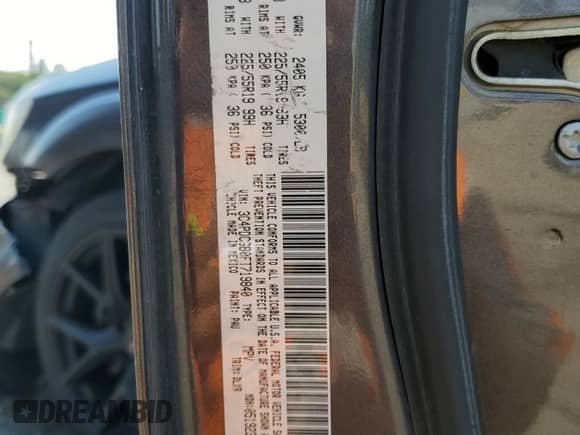 2015 Dodge Journey Crossroad с VIN 3C4PDCGB0FT719840, выставлен на аукционе Copart как лот 69299535 с пробегом 124 046 миль миль и Списание • Salvage title. История ставок и продаж доступна на DreamBid. Изображение 12.