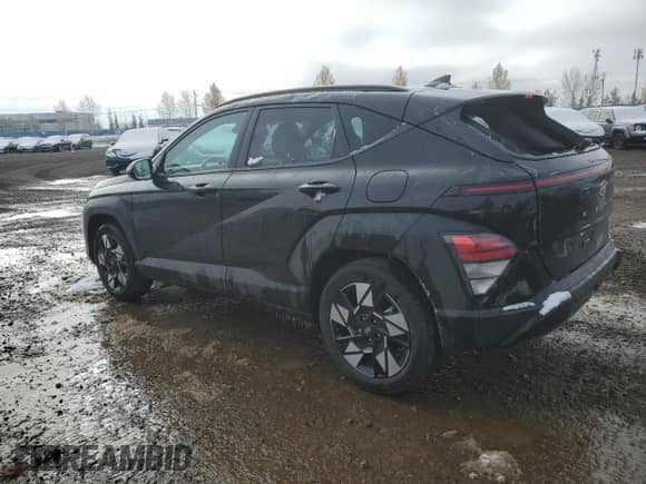 2024 Hyundai Kona SEL with VIN KM8HB3AB7RU171988, listed as a Copart auction lot 77008054 with 1,445 mi miles and Clean title. Bid and sale history available at DreamBid. Image 2.