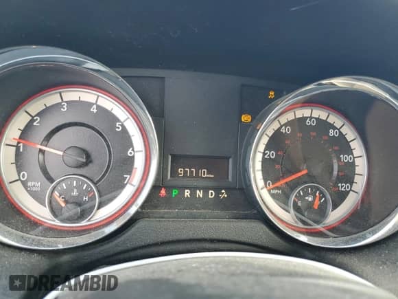 2013 Dodge Grand Caravan SXT with VIN 2C4RDGCG3DR807427, listed as a Copart auction lot 85849575 with 97,710 mi miles and Salvage title. Bid and sale history available at DreamBid. Image 9.
