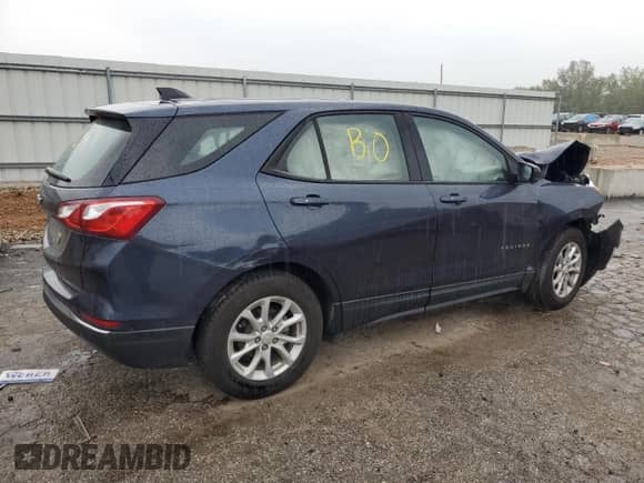 2018 Chevrolet Equinox LS with VIN 3GNAXHEV6JS540439, listed as a Copart auction lot 81704595 with Not provided miles and Salvage title. Bid and sale history available at DreamBid. Image 3.
