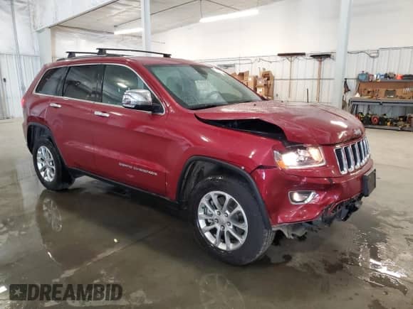2014 Jeep Grand Cherokee Limited с VIN 1C4RJFBT7EC192201, выставлен на аукционе Copart как лот 82331555 с пробегом 41 027 миль миль и Списание • Salvage title. История ставок и продаж доступна на DreamBid. Изображение 4.