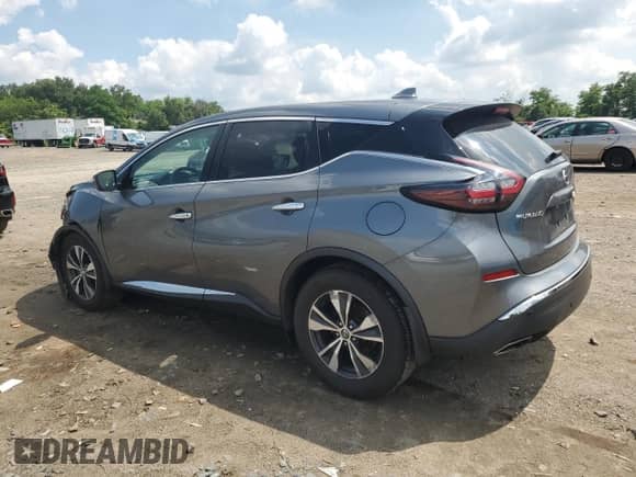 2020 Nissan Murano S with VIN 5N1AZ2AS1LN149185, listed as a Copart auction lot 64968165 with 109,290 mi miles and Non repairable. Bid and sale history available at DreamBid. Image 2.