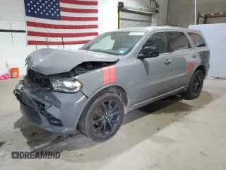 2020 Dodge Durango GT with VIN 1C4RDJDG1LC142658, listed as a Copart auction lot 58652135 with 56,928 mi miles and Salvage title. Bid and sale history available at DreamBid. Image 1.