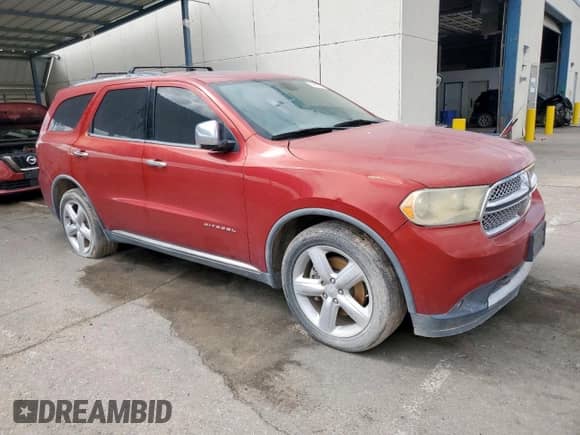 2011 Dodge Durango Citadel with VIN 1D4SE5GT8BC593618, listed as a Copart auction lot 69955785 with 168,747 mi miles and Salvage title. Bid and sale history available at DreamBid. Image 4.