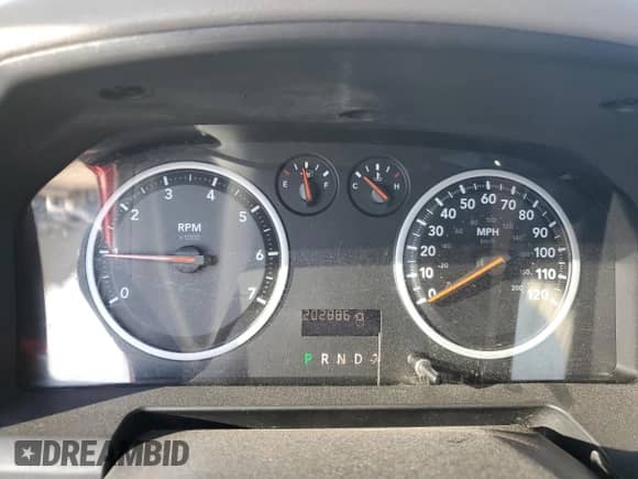 2012 Ram 1500 Express with VIN 3C6JD7AT0CG263039, listed as a Copart auction lot 84575185 with 202,886 mi miles and Salvage title. Bid and sale history available at DreamBid. Image 9.