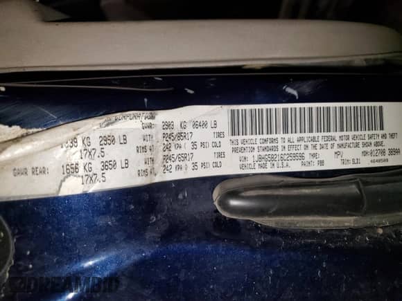 2006 Jeep Commander Limited с VIN 1J8HG58216C259596, выставлен на аукционе Copart как лот 81297695 с пробегом 177 027 миль миль и Списание • Salvage title. История ставок и продаж доступна на DreamBid. Изображение 13.