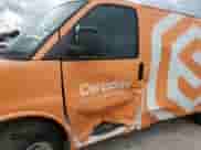 2013 Chevrolet Express Cargo with VIN 1GCWGFBA9D1180058, listed as a Copart auction lot 63494745 with 163,668 mi miles and Salvage title. Bid and sale history available at DreamBid. Image 7.