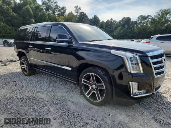 2016 Cadillac Escalade ESV Premium Collection z VIN 1GYS4JKJ7GR351724, wystawiony jako Copart lot #71970125 z przebiegiem 96 924 mil mil oraz Szkoda całkowita • Salvage title. Historia ofert i sprzedaży dostępna na DreamBid. Obrazek 4.