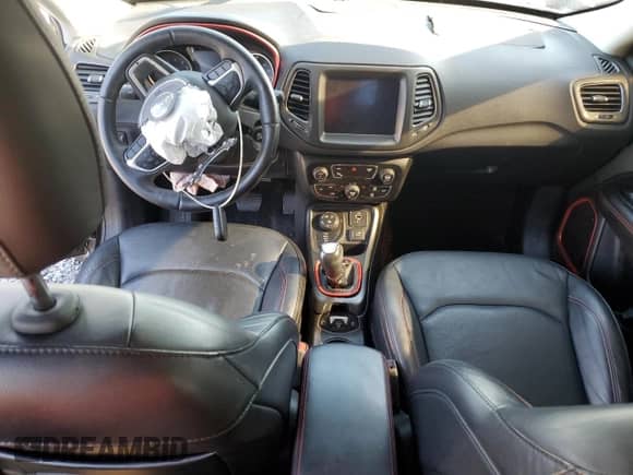 2017 Jeep Compass Trailhawk with VIN 3C4NJDDBXHT607219, listed as a Copart auction lot 69511815 with Not provided miles and Salvage title. Bid and sale history available at DreamBid. Image 8.