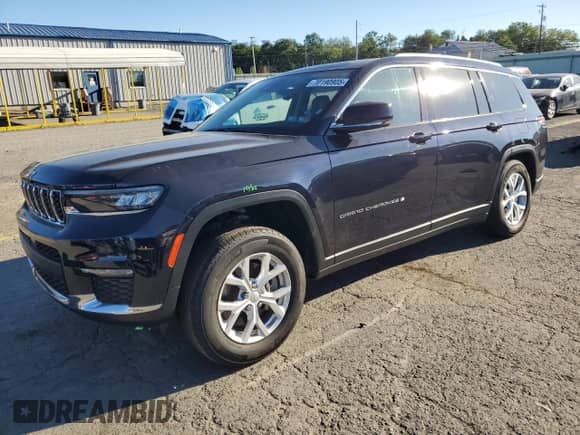 2023 Jeep Grand Cherokee Limited with VIN 1C4RJKBG3P8858228, listed as a Copart auction lot 70190905 with 22,145 mi miles and Salvage title. Bid and sale history available at DreamBid. Image 1.