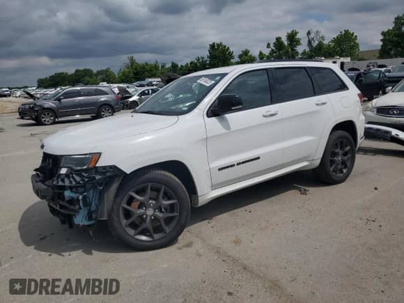 2019 Jeep Grand Cherokee Limited X with VIN 1C4RJFBT0KC588790, listed as a Copart auction lot 58140025 with 73,956 mi miles and Salvage title. Bid and sale history available at DreamBid. Image 1.