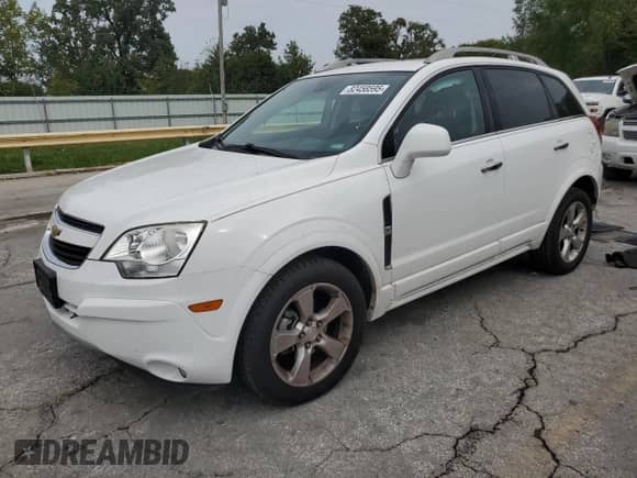 2014 Chevrolet Captiva Sport LTZ with VIN 3GNAL4EK5ES629435, listed as a Copart auction lot 82458595 with 119,160 mi miles and Salvage title. Bid and sale history available at DreamBid. Image 1.