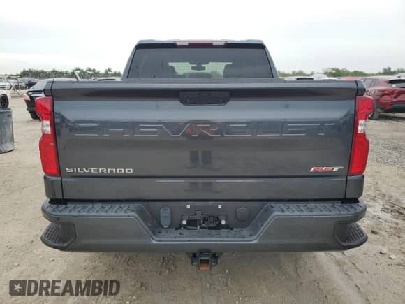 2022 Chevrolet Silverado 1500 RST with VIN 1GCPWDEDXNZ148319, listed as a Copart auction lot 62749825 with 24,420 mi miles and Salvage title. Bid and sale history available at DreamBid. Image 6.
