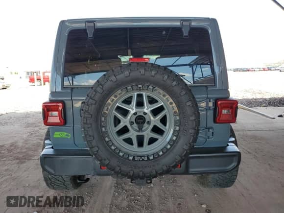 2024 Jeep Wrangler Sahara with VIN 1C4PJXEG0RW238063, listed as a Copart auction lot 70228275 with 5,358 mi miles and Salvage title. Bid and sale history available at DreamBid. Image 6.