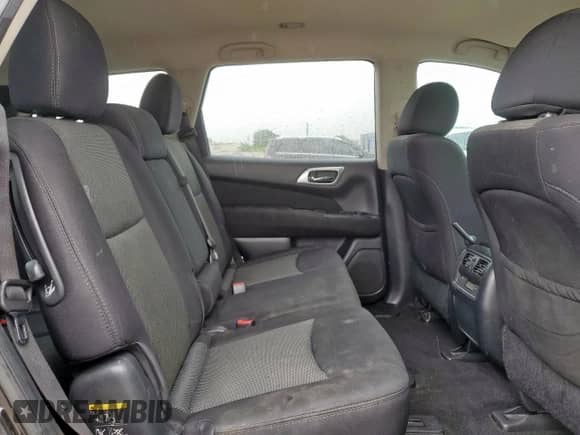 2017 Nissan Pathfinder SV with VIN 5N1DR2MN5HC602455, listed as a Copart auction lot 62899365 with 144,937 mi miles and Salvage title. Bid and sale history available at DreamBid. Image 11.