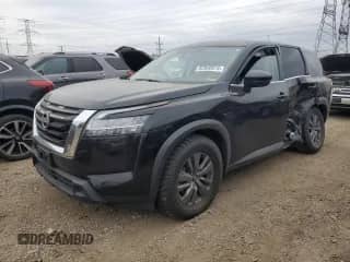 2022 Nissan Pathfinder S with VIN 5N1DR3AC3NC224298, listed as a Copart auction lot 82920974 with 37,515 mi miles and Salvage title. Bid and sale history available at DreamBid. Image 1.