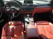 2017 BMW 4 Series 440i with VIN WBA4E3C54HG186878, listed as a Copart auction lot 54715215 with 53,662 mi miles and Salvage title. Bid and sale history available at DreamBid. Image 9.