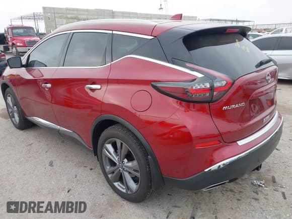 2024 Nissan Murano Platinum with VIN 5N1AZ2DS1RC117210, listed as a IAAI auction lot 42399686 with 10,929 mi miles and . Bid and sale history available at DreamBid. Image 3.