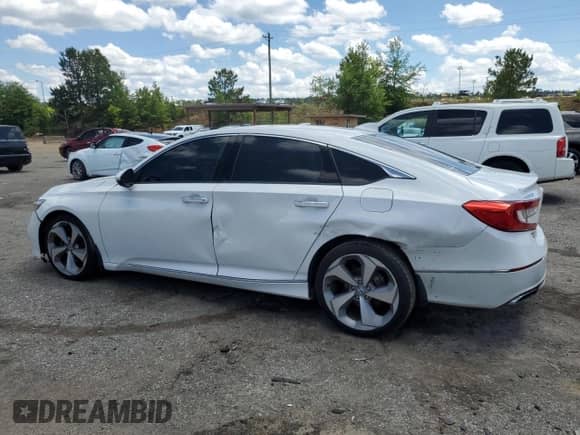 2018 Honda Accord Touring with VIN 1HGCV2F9XJA005736, listed as a Copart auction lot 56587015 with 149,196 mi miles and Salvage title. Bid and sale history available at DreamBid. Image 2.
