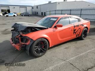2021 Dodge Charger Scat Pack Widebody with VIN 2C3CDXGJ1MH588117, listed as a Copart auction lot 84781195 with 42,615 mi miles and Clean title. Bid and sale history available at DreamBid. Image 1.