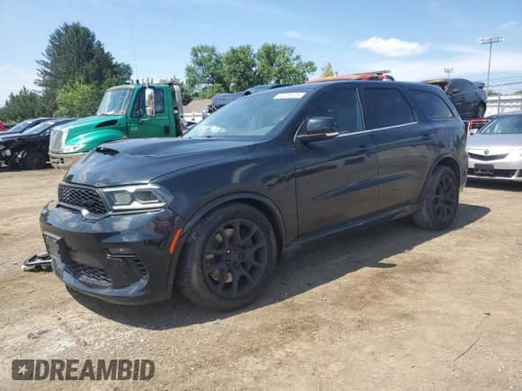 2022 Dodge Durango SRT 392 z VIN 1C4SDJGJ4NC156419, wystawiony jako Copart lot #64225575 z przebiegiem 105 231 mil mil oraz Szkoda całkowita • Salvage title. Historia ofert i sprzedaży dostępna na DreamBid. Obrazek 1.