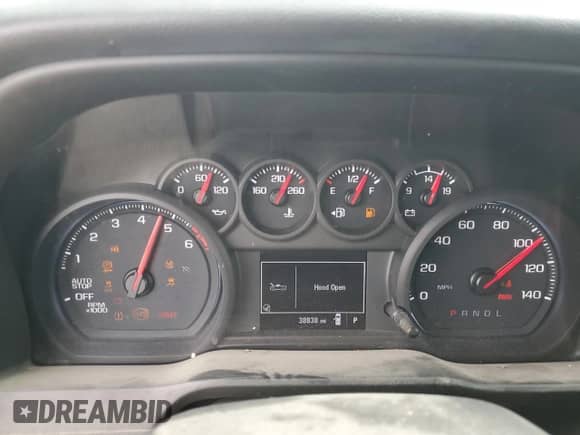 2022 Chevrolet Silverado 1500 Work Truck with VIN 3GCNWAEK5NG103552, listed as a Copart auction lot 62507205 with 38,838 mi miles and Salvage title. Bid and sale history available at DreamBid. Image 9.
