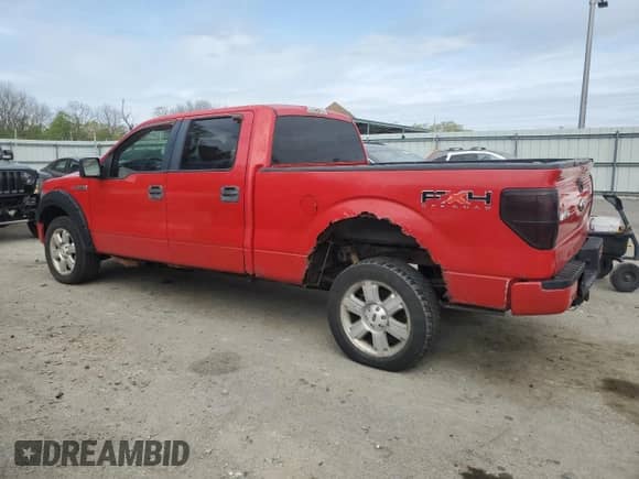 2009 Ford F-150 XL with VIN 1FTPW14V09FA59911, listed as a Copart auction lot 53404725 with 267,177 mi miles and Clean title. Bid and sale history available at DreamBid. Image 2.