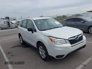 2014 Subaru Forester 2.5i with VIN JF2SJAAC5EH475724, listed as a IAAI auction lot 43253347 with 205,244 mi miles and . Bid and sale history available at DreamBid. Image 1.