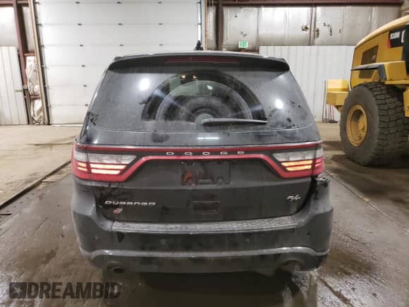 2021 Dodge Durango R/T with VIN 1C4SDJCT1MC573728, listed as a Copart auction lot 60901185 with 57,039 mi miles and Salvage title. Bid and sale history available at DreamBid. Image 6.