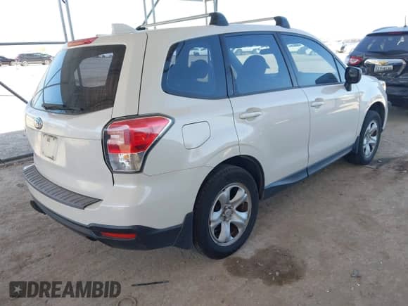 2017 Subaru Forester with VIN JF2SJAACXHG808462, listed as a IAAI auction lot 43099616 with 106,503 mi miles and . Bid and sale history available at DreamBid. Image 4.