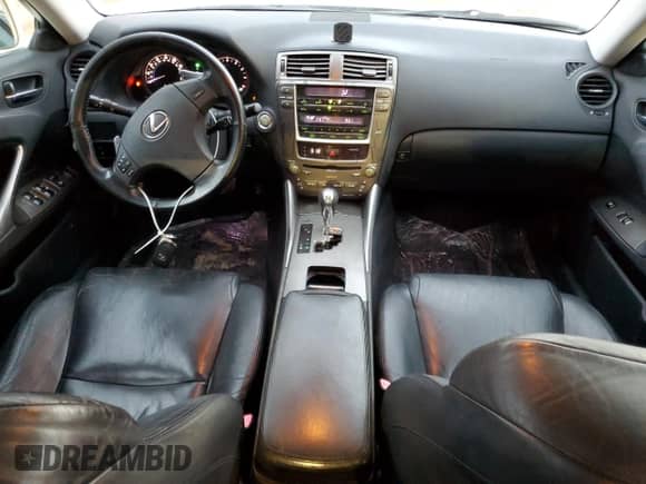 2006 Lexus IS 350 with VIN JTHBE262462001078, listed as a Copart auction lot 43346125 with 205,383 mi miles and Salvage title. Bid and sale history available at DreamBid. Image 8.