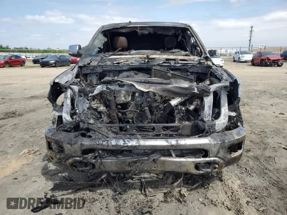 2020 Ram 1500 Longhorn with VIN 1C6SRFKM1LN411066, listed as a Copart auction lot 52946765 with Not provided miles and Non repairable. Bid and sale history available at DreamBid. Image 5.