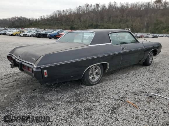 1969 Chevrolet Caprice с VIN 166479U185483, выставлен на аукционе Copart как лот 78575324 с пробегом 59 666 миль миль и Списание • Salvage title. История ставок и продаж доступна на DreamBid. Изображение 3.