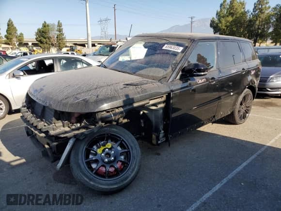 2021 Land Rover Range Rover Sport HSE Dynamic with VIN SALWR2SE5MA795835, listed as a Copart auction lot 65963035 with 58,724 mi miles and Salvage title. Bid and sale history available at DreamBid. Image 1.