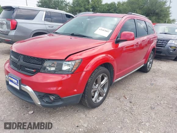 2017 Dodge Journey Crossroad Plus with VIN 3C4PDCGG2HT675547, listed as a IAAI auction lot 42682003 with 78,334 mi miles and . Bid and sale history available at DreamBid. Image 2.