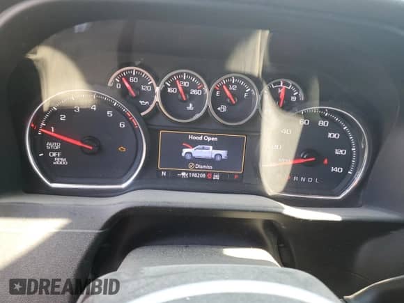 2020 Chevrolet Silverado 1500 LT with VIN 1GCPYDEK1LZ235290, listed as a Copart auction lot 71424205 with 198,208 mi miles and Clean title. Bid and sale history available at DreamBid. Image 9.