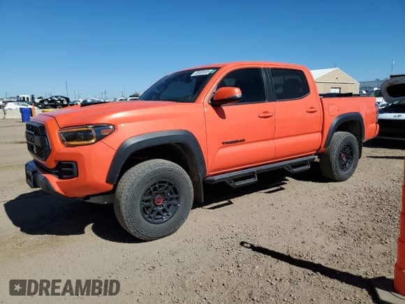 2023 Toyota Tacoma SR with VIN 3TYCZ5AN3PT143823, listed as a Copart auction lot 85505935 with 41,858 mi miles and Salvage title. Bid and sale history available at DreamBid. Image 1.
