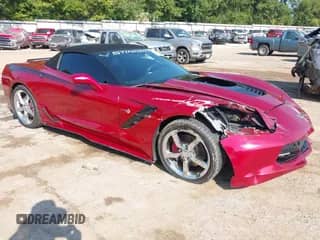 2014 Chevrolet Corvette 2LT with VIN 1G1YD3D73E5108454, listed as a IAAI auction lot 43183362 with 90,878 mi miles and . Bid and sale history available at DreamBid. Image 1.