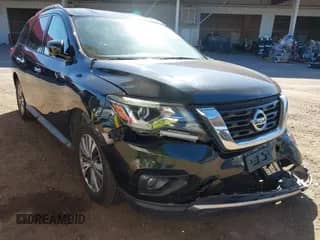 2019 Nissan Pathfinder S with VIN 5N1DR2MN6KC619496, listed as a IAAI auction lot 42575001 with 117,301 mi miles and . Bid and sale history available at DreamBid. Image 1.