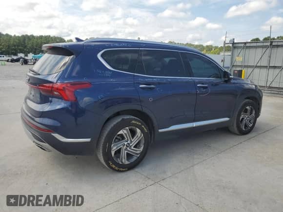 2021 Hyundai Santa Fe SEL with VIN 5NMS64AJ4MH303665, listed as a Copart auction lot 66020185 with 71,325 mi miles and Salvage title. Bid and sale history available at DreamBid. Image 3.