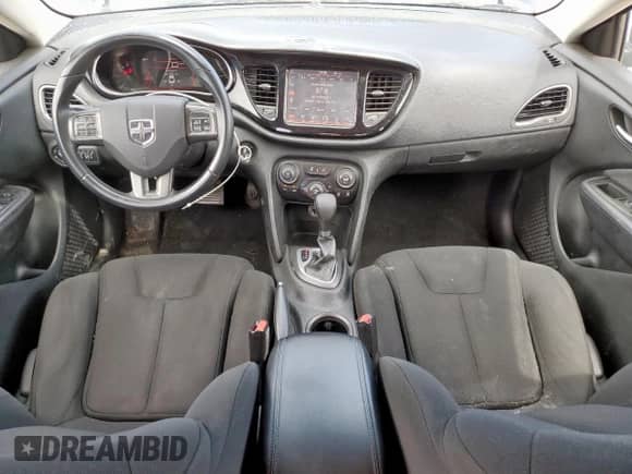 2013 Dodge Dart Aero with VIN 1C3CDFAHXDD231015, listed as a Copart auction lot 57416535 with 76,936 mi miles and Salvage title. Bid and sale history available at DreamBid. Image 8.