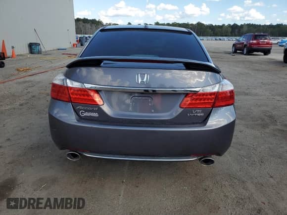 2014 Honda Accord EX-L with VIN 1HGCR3F83EA034745, listed as a Copart auction lot 84263315 with 156,565 mi miles and Salvage title. Bid and sale history available at DreamBid. Image 6.