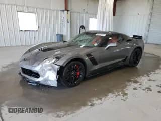 2016 Chevrolet Corvette Z06 3LZ with VIN 1G1YT2D67G5605319, listed as a Copart auction lot 84905645 with 12,533 mi miles and Salvage title. Bid and sale history available at DreamBid. Image 1.