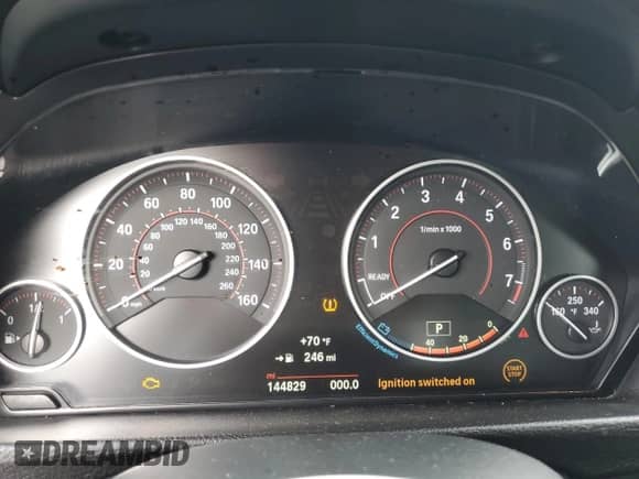 2017 BMW 3 Series 330i with VIN WBA8B9C35HK884943, listed as a Copart auction lot 70152975 with 144,829 mi miles and Clean title. Bid and sale history available at DreamBid. Image 9.