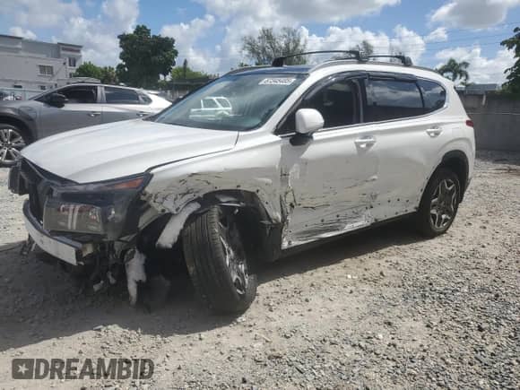 2023 Hyundai Santa Fe Limited z VIN 5NMS4DALXPH573169, wystawiony jako Copart lot #67345485 z przebiegiem 25 105 mil mil oraz Nie do naprawy • Non repairable. Historia ofert i sprzedaży dostępna na DreamBid. Obrazek 1.